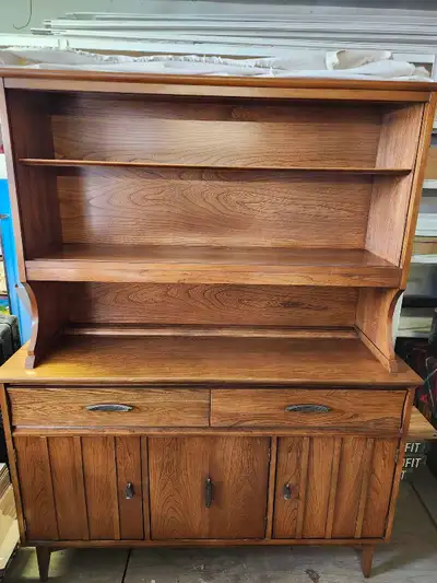 Vintage solid wood hutch, View more