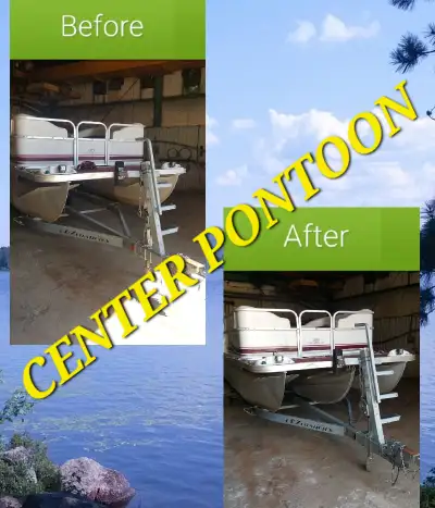 Aluminum Center Pontoon for any Pontoon boat - 3rd Tube / Tri-toon Why add a 3rd (Center Tube) Ponto...