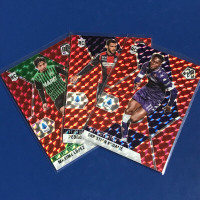 2020 PANINI SERIE A RED MOSAIC PRIZM RC - 3 CARD LOT