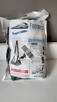 Travel Footrest, Extendable, For Planes & Trains, New
