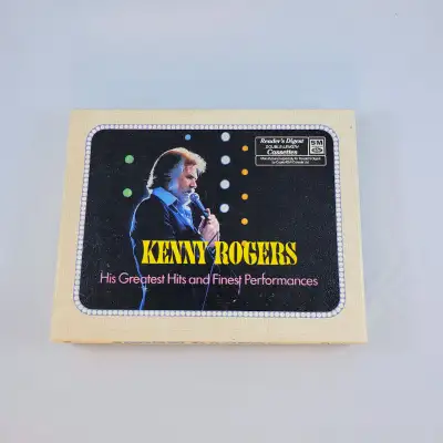 Cassettes Kenny Rogers His Greatest Hits And Finest Performances Double Cassette Set In Box Untested...