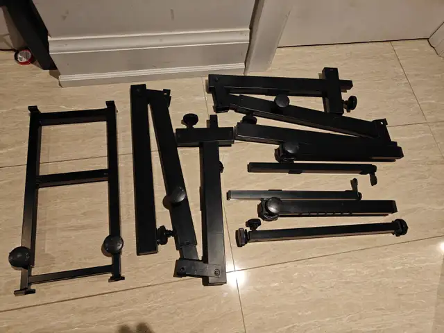 On-Stage KS7365EJ Heavy Duty Folding-Z Two-Tier Keyboard Stand64324637123201124