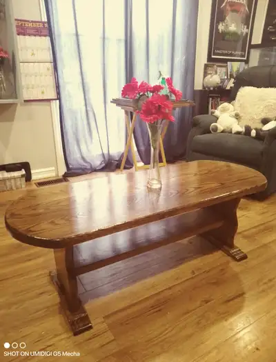 COFFEE TABLE - SOLID HARDWOOD OAK!!, View more