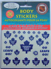 Toronto Maple Leafs NHL Okee Dokee Body Sticker Tattoo