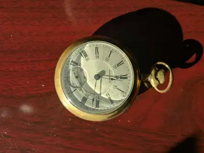 Waltham model 1883. Gold filled. Approx 1907. 17 Jewels. Good running pocket watch.