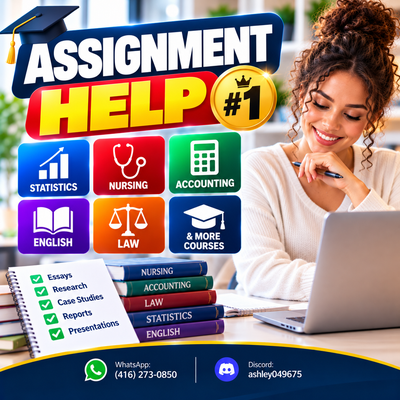 STATISTICS, NURSING, ACCOUNTING, ENGLISH, LAW ASSIGNMENT HELP #1, View more