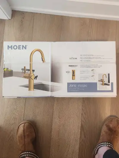 I have a brand new still in the box Moen Joric kitchen faucet. Since I am a Plumber I can also insta...