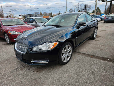 2009 JAGUAR XF BLACK/TAN LEATHER