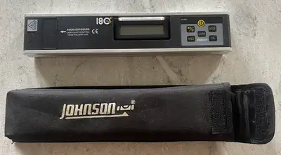 Johnson Laser Electronic Level Inclinometer with Rotating Display tool. Retails for over 300.00 Aski...