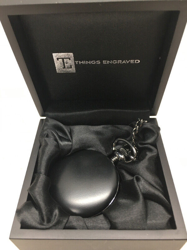 Black Hunter Case Pocketwatch in Case in Jewellery & Watches in St. Catharines - Image 3