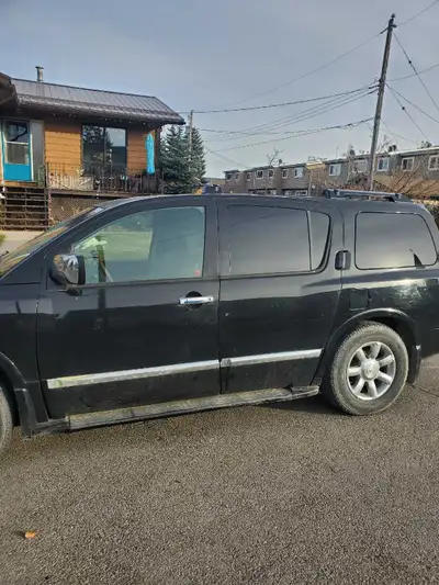 I am selling my qx56, aside from the front bumper and transmission issues its in decent shape.. It d...