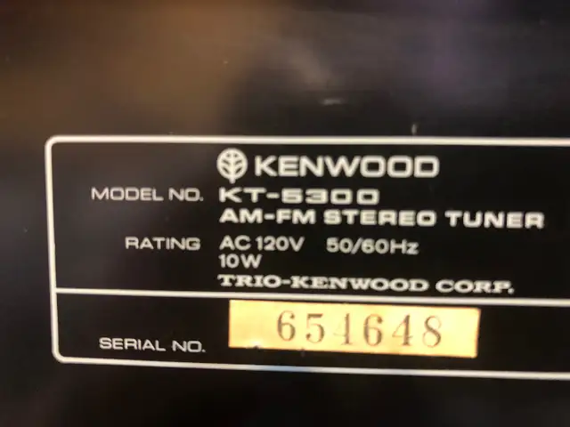 Kenwood KT-5300 tuner in Stereo Systems & Home Theatre in Oshawa / Durham Region - Image 4