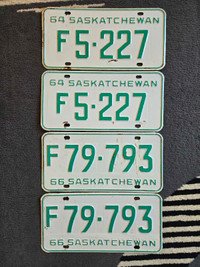 Sask license plate farm pairs 