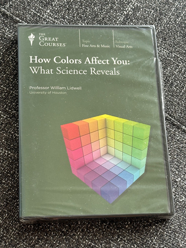 How Colors Affect You: What Science Reveals - NEW /Great Courses dans CD, DVD et Blu-ray  à Ville de Montréal