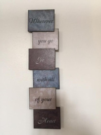 Hanging Art print “Wherever You Go, Go With All Of Your Heart”