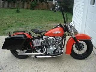 Harley Davidson first year Shovelhead FL 1966, Harley Davidson title not a custom build with afterma...