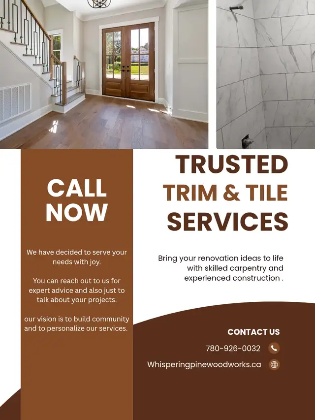 Finishing & Tile install