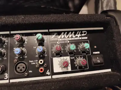 Yorkville MM4D mixer-amp, View more