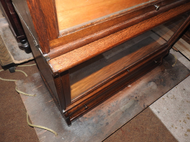 antique barrister bookcase (Macey), step back circa 1910 in Bookcases & Shelving Units in Hamilton - Image 3