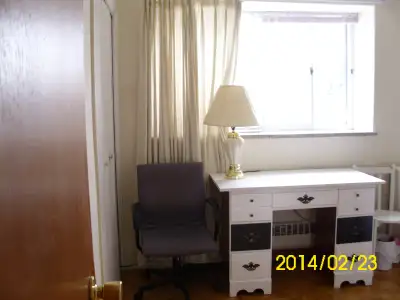 Fully furnished room for rent on a 3rd floor in a 7 story quiet, safe and clean building to a financ...