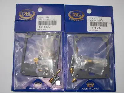 Genuine K&L 18-5230 carb rebuild kit for Yamaha XV1000 1984-85 Retails for $58.99 + tax per carb Ask...