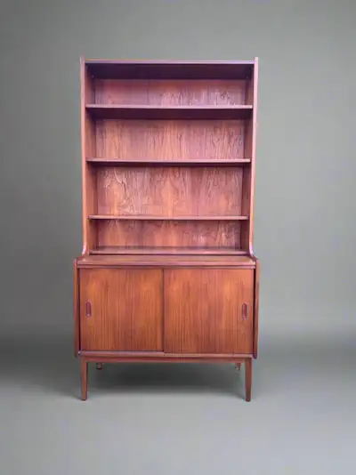 Vintage Danish Teak Modular Bookshelf & desk , View more