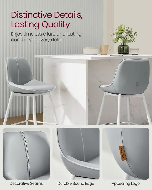 Counter Height Bar Stools with Back in Chairs & Recliners in Markham / York Region - Image 10