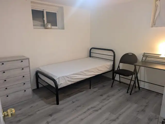 Private Furnished Basement Room only For Female.All Included$550
