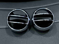 New - 2 Chrome Air Conditioning Vent Balls