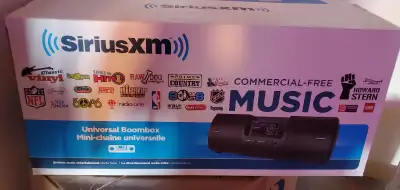 Selling a brand new (in the box) set of Sirius XM Universal home kit. Includes car stereo deck as we...