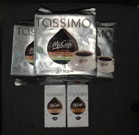 Cafe tassimo 5 x décaféinés et 2 x regulier