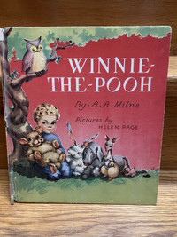 1946 edition of Winnie the Pooh (with book jacket!)