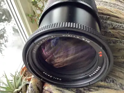 Mint condition, very rare lens in original Contax/ Yashica mount, Made in Western Germany. Comes wit...