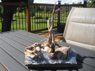 Mallard Duck - Table Sculpture 3-D Hand Crafted, View more