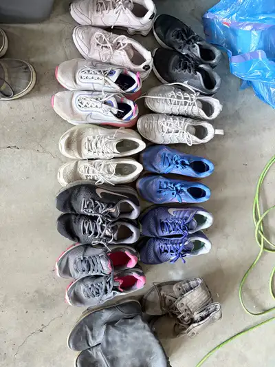 women’s sneakers -Nike and Lulu size 8-8.5, View more