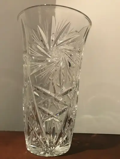 Pinwheel  Crystal Vase , View more
