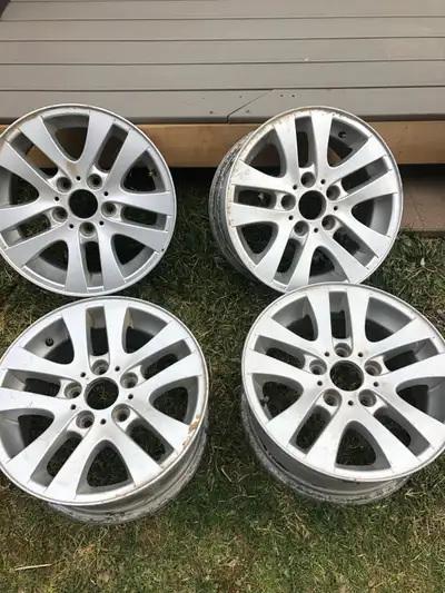 Selling a set of used BMW rims, size 16. These rims are in good condition and ready to be mounted on...