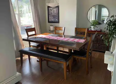 Dining room table - solid wood , View more