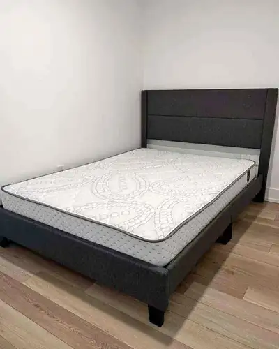 Queen Bed With Mattress For Sale !! Fast Delivery, View more