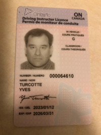 Certified Bilingual Driving Instructor in Ottawa since 1994