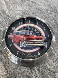 1957 CHEV BEL AIR LED ATOMIC CLOCK