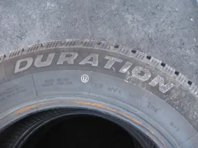ONE (1) DURATION WINTER QUEST TIRE SIZE /205/65/16/ WINTER, GOOD TREAD ASKING $40 ( NO E-MAILS ) CAL...