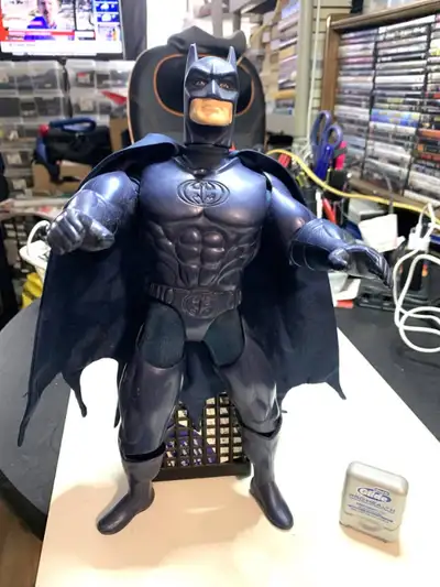 Vintage 1997 Batman Action Figure with Cape from DC Comics, View more