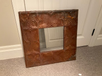 Antique Tin Ceiling Tile Mirror