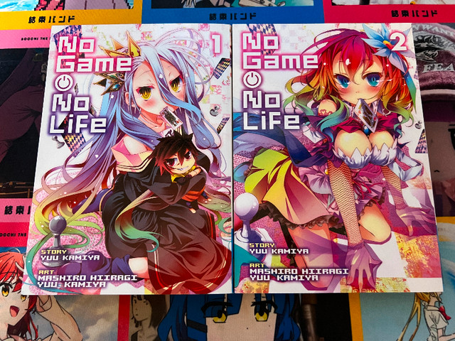 No Game No Life Manga Vol. 1 - 2 in Comics & Graphic Novels in Markham / York Region