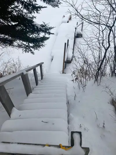 Small 3 season cottage on a lake with almost one acer of land .No sewage and no water .Outhouse on p...