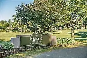 burial plot good shepherd at Highland memorial gardens