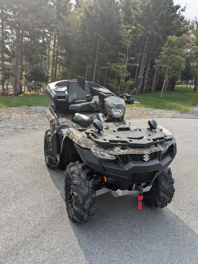 2021 Suzuki Kingquad 750 AXI Includes, - Aluminum Skids Plates with A arm guards - Warn Winch - 26"...
