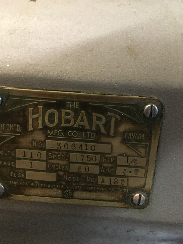 Used, hobart a120  12 quart mixer 13 pieces  $2600 obo for sale  