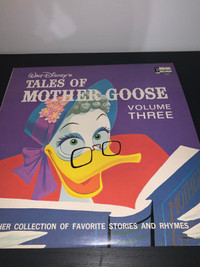 Walt Disney Vinyl Record - Mother Goose - 1963